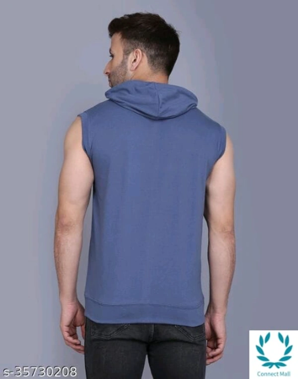 Men's Casual Hooded Tshirt - S, Cotton, Pack of :1